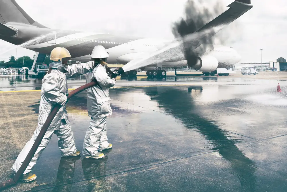 Pompier d&rsquo;aéroport (SSLIA): accès, formation et salaire